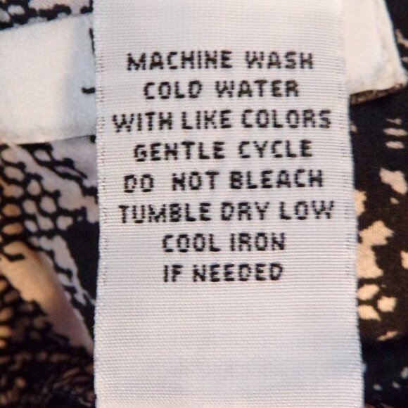 Joe B Benbasset Womens Black Gray Twill Dress Trouser - size S - Picture 9 of 9